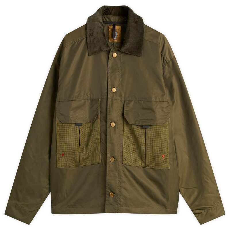 ブレインデッド メンズ アウター ジャケット ブルゾン クロップド Brain Dead Cropped Chore Jacket Green グリーン