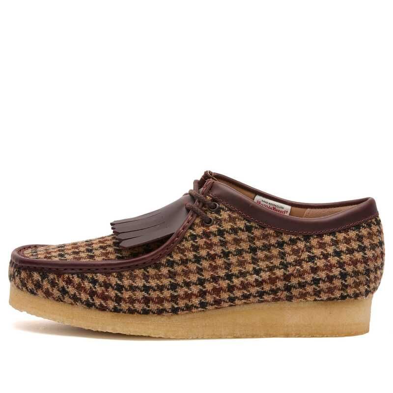 クラークス メンズ シューズ スニーカー Clarks Originals Wallabee Brown Tweed Comb ブラウン