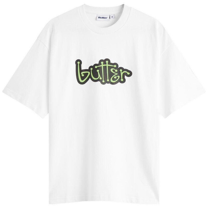 バターグッズ メンズ トップス Tシャツ Butter Goods Connection TShirt White ホワイト