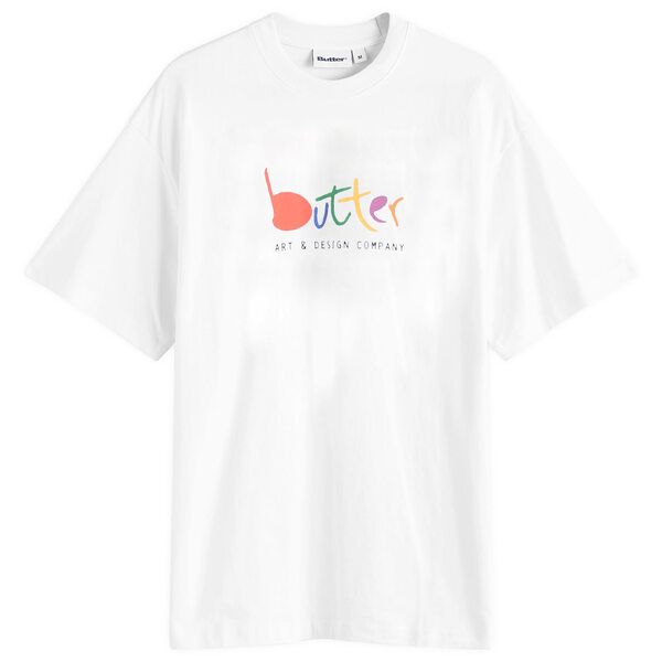 バターグッズ メンズ トップス Tシャツ Butter Goods ArtShirt White ホワイト