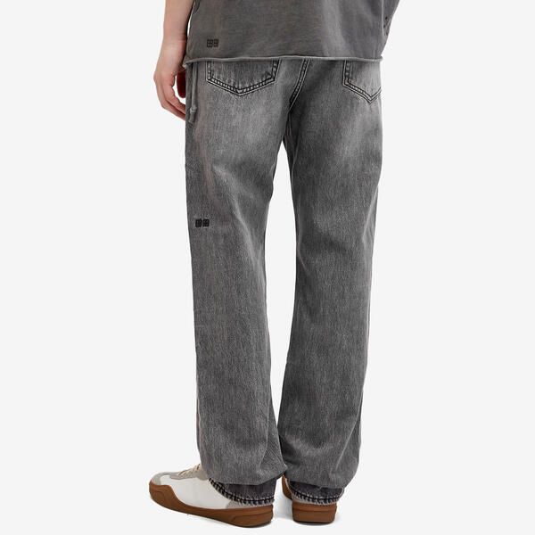 スビ メンズ ボトムス デニムパンツ ジーンズ Ksubi Anti K Loose Jeans Worn Grey グレー シンプルコーデ 着心地重視