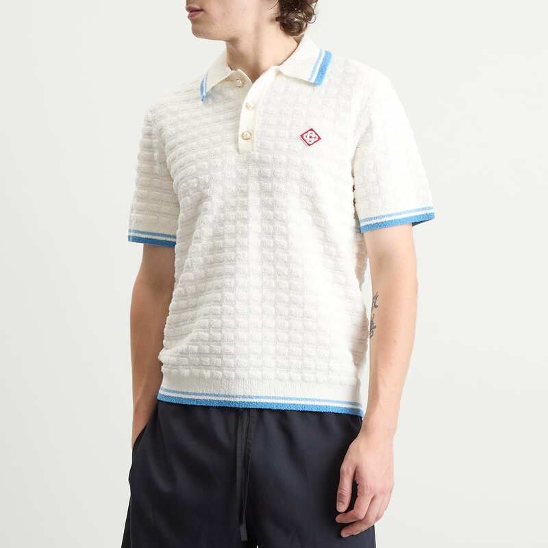 カサブランカ メンズ トップス ポロシャツ Casablanca Boucle Polo