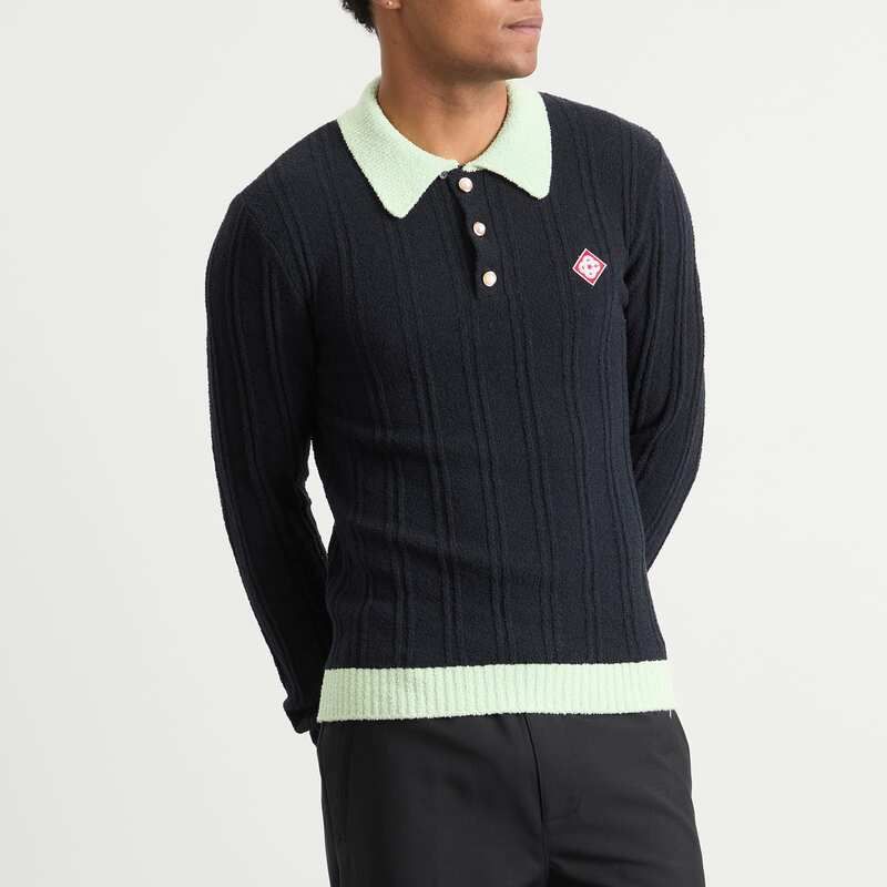 カサブランカ メンズ トップス ポロシャツ Casablanca Boucle Polo