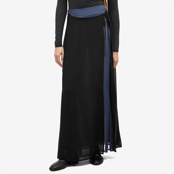 ホルツワイラー レディース ボトムスカート Holzweiler Leika Slip Skirt Black Mix ブラック