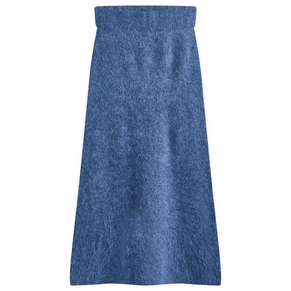 ホルツワイラー レディース ボトムスカート ミディ Holzweiler Fure Fluffy Midi Skirt Blue ブルー