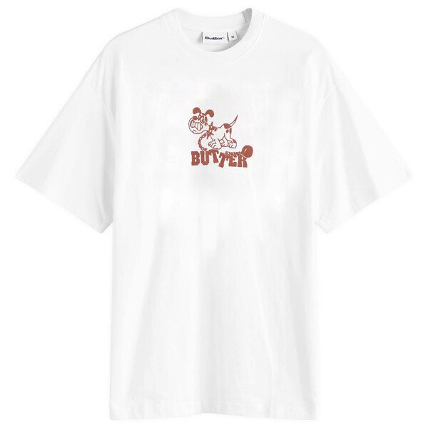 バターグッズ メンズ トップス Tシャツ Butter Goods Unleash TShirt White ホワイト