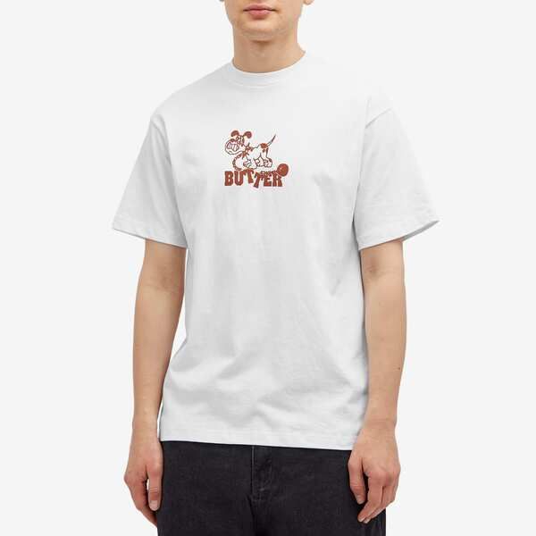 バターグッズ メンズ トップス Tシャツ Butter Goods Unleash TShirt White ホワイト