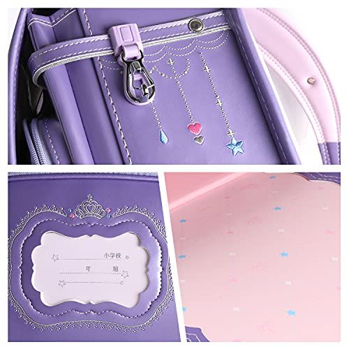 新品】ランドセル/女の子/最新リュクスお姫様・王冠デザイン/ツヤあり