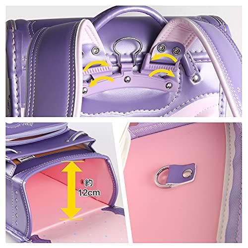 新品】ランドセル/女の子/最新リュクスお姫様・王冠デザイン/ツヤあり