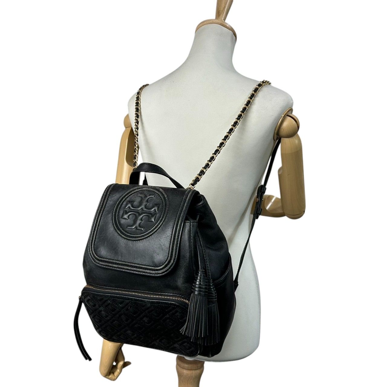 トリーバーチ TORY BURCH フレミング リュック バックパック レザー 本