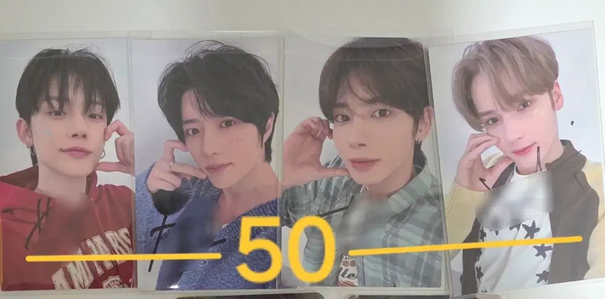 TOMORROW X TOGETHER FAN LIVE サイン トレカ