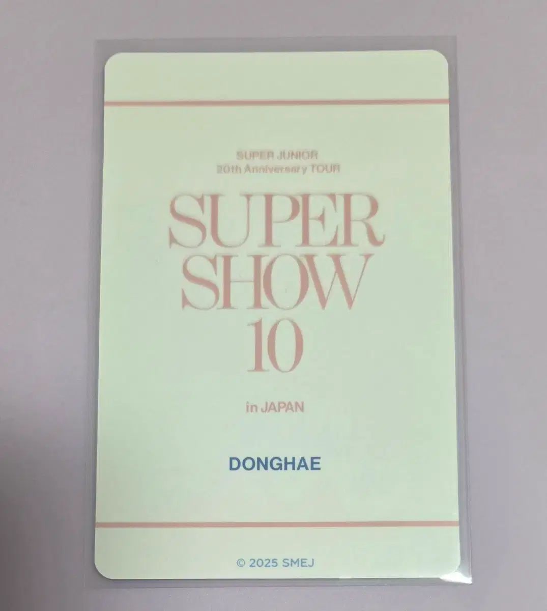 SUPER JUNIOR(スーパージュニア) ドンヘ(DONGHAE) トレカ (SUPER SHOW