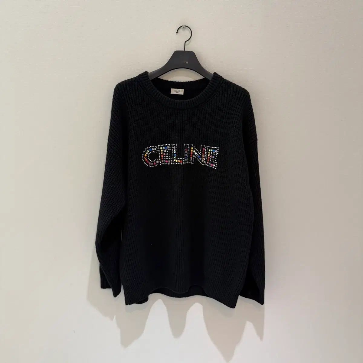 XSサイズ セリーヌ リブド ウール ニット セーター