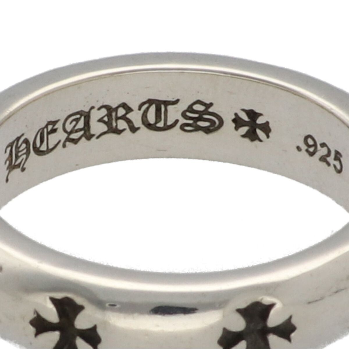 中古】 CHROME HEARTS クロムハーツ ネガティブCHプラスリング 16.5号 