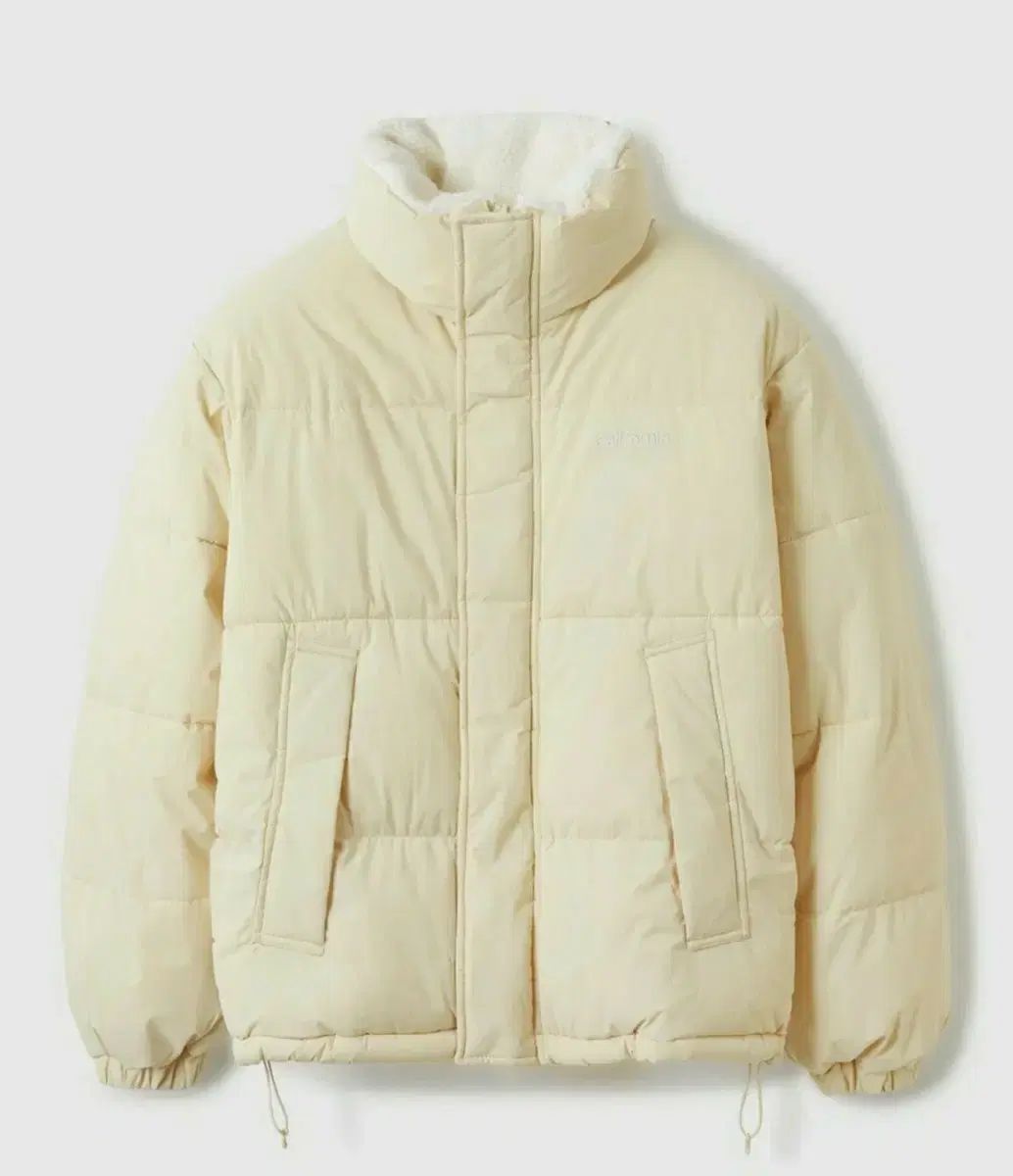 WHO A U フーアーユー リバーシブル ショートパファー ショートダウン M ライトイェロー