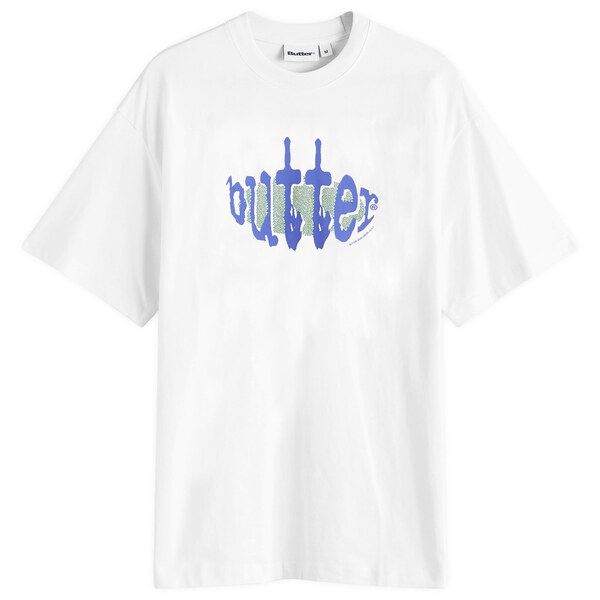 バターグッズ メンズ トップス Tシャツ Butter Goods Frenzy TShirt White ホワイト