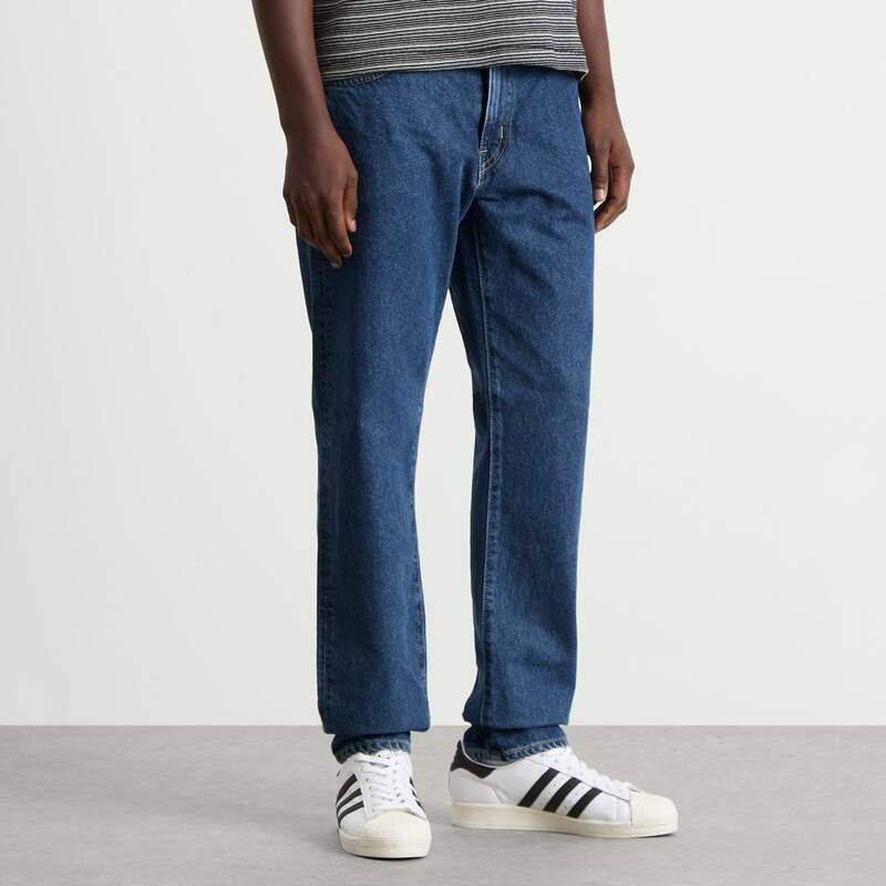 エドウィン メンズ ボトムス デニムパンツ ジーンズ Edwin Regular Taperedenim Jeans Blue Mid ブルー パンツスーツ セレモニースーツ スーツ フォーマル