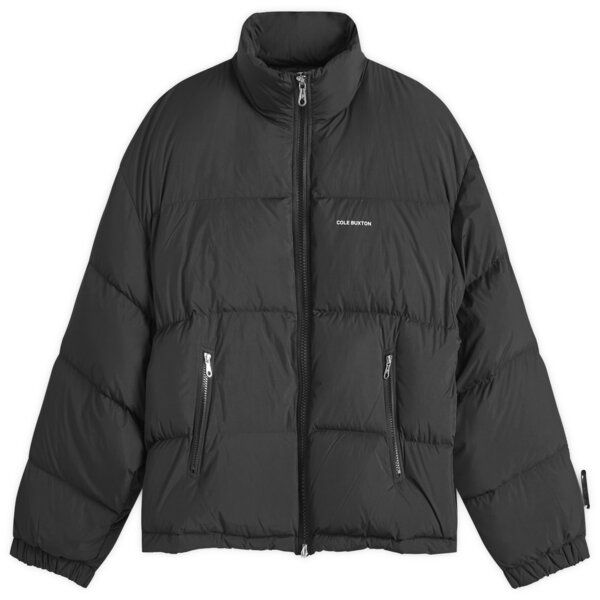 コール バクストン メンズ アウター ジャケット ブルゾン クロップド ロゴ Cole Buxton Cropped Logo Puffer Jacket Black ブラック