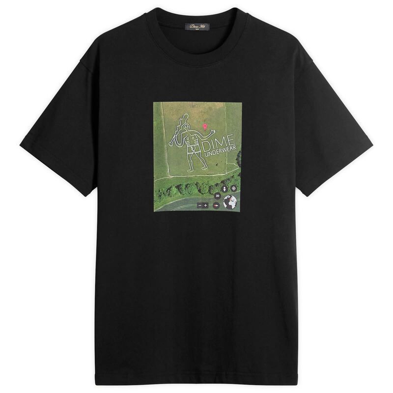 ダイム メンズ トップス Tシャツ Dime GPS TShirt Black ブラック