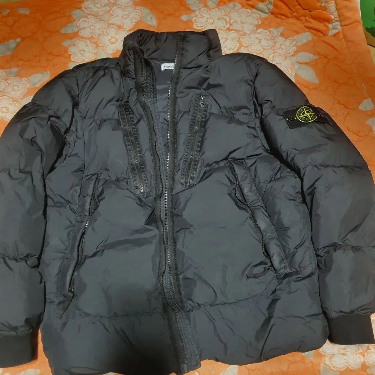 21 fw ストーンアイランド クリンクルレップス フードなし ブラック L