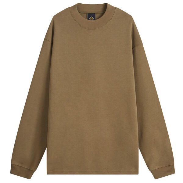 フリズムワークス メンズ トップス Tシャツ モックネック Frizmworks Mock Neck Long Sleeve TShirt Olive オリーブ