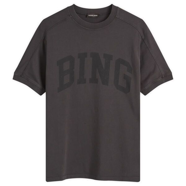 アニービン レディース トップス Tシャツ Anine Bing Jaylin TShirt Washed Black ブラック