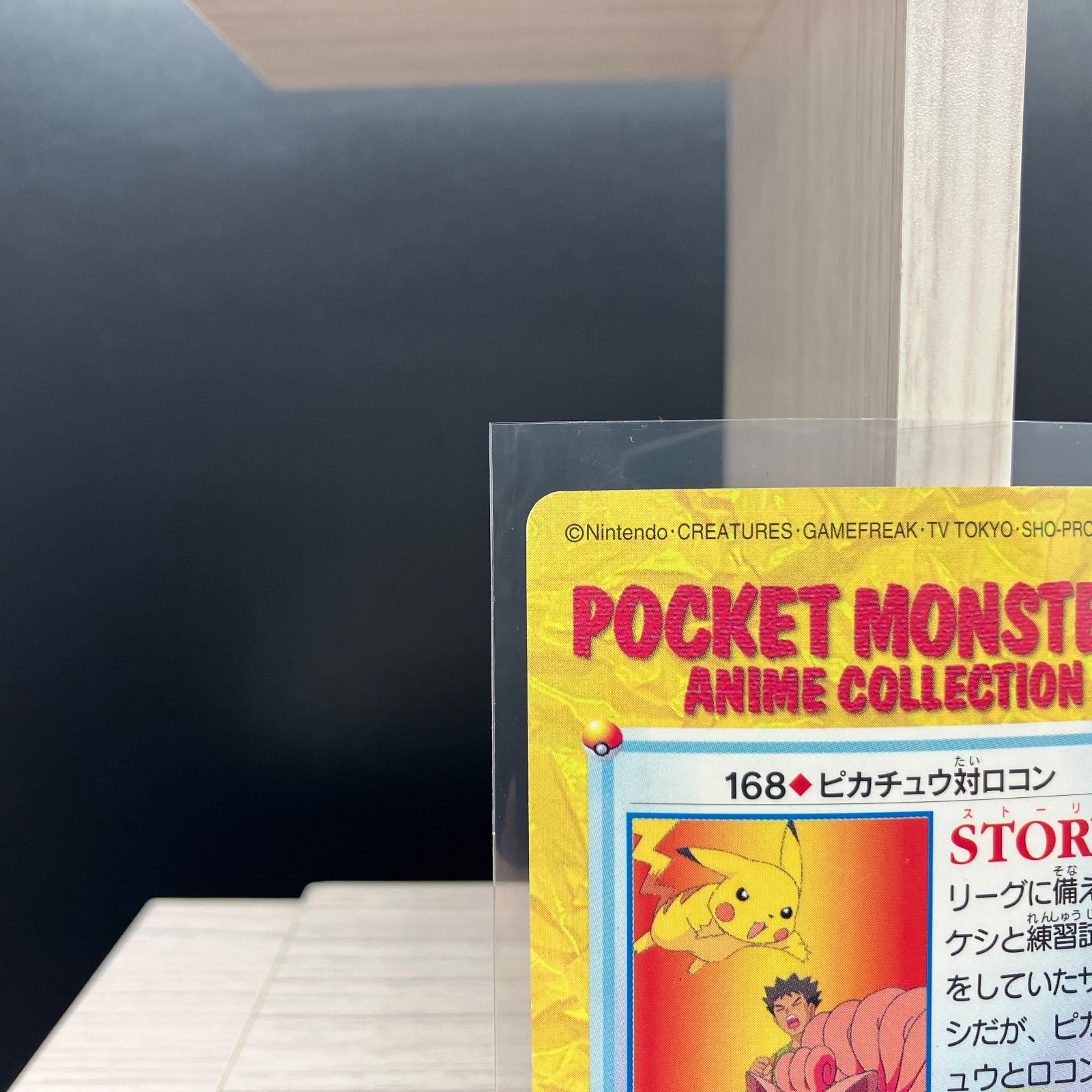 カードダス アニメコレクション ピカチュウ ロコン タケシ 【A-6