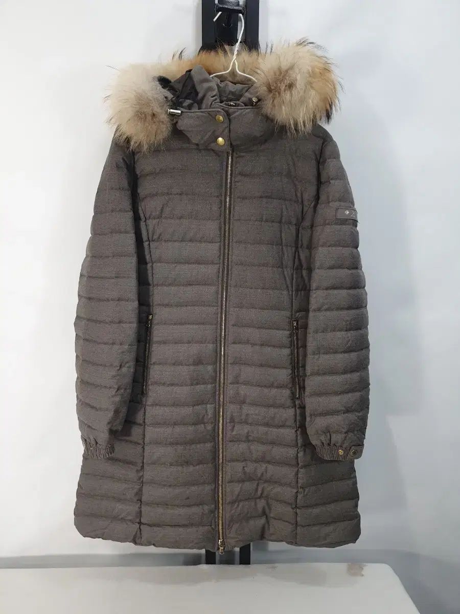 タトラス ロング丈 ダウンジャケット ウールブレンド マイクロシマ ダウンコート