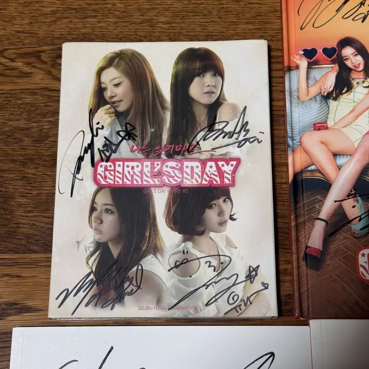 ガールズデイ 私を忘れないで サイン盤