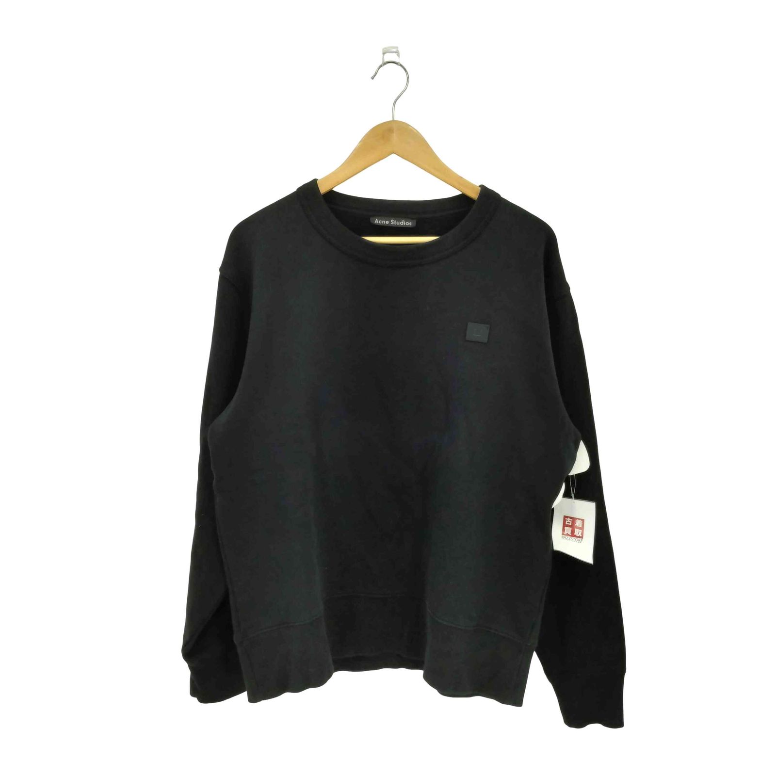 アクネストゥディオズ ACNE STUDIOS Fairview Face Sweatshirt ロゴパッチ スウェット メンズ M