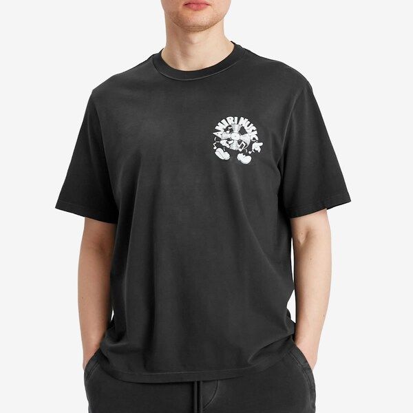 アミリ メンズ トップス Tシャツ AMIRI Music Record TShirt Black ブラック