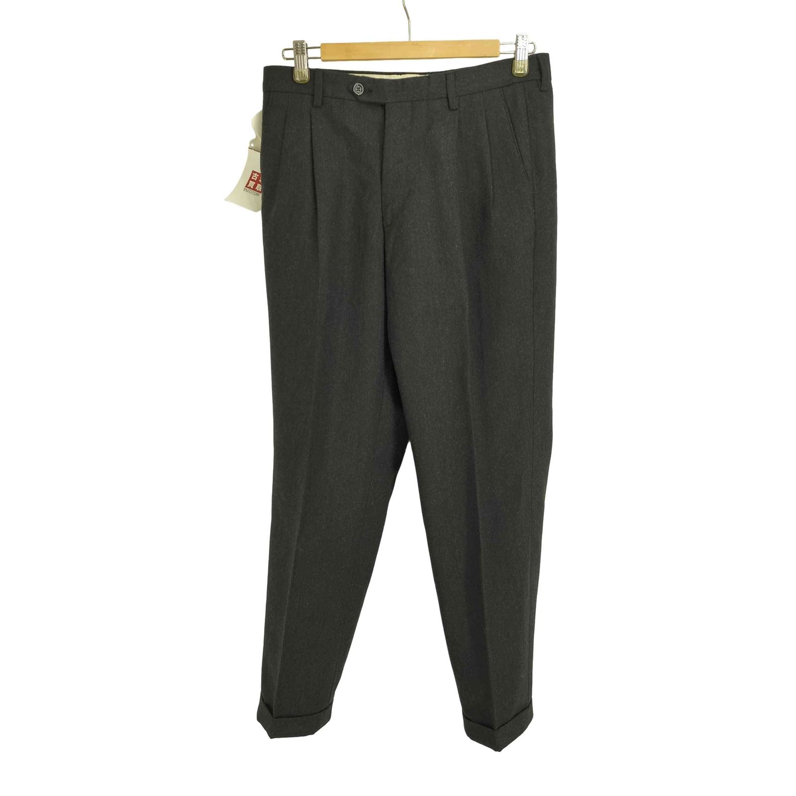ユーズドフルギ USED古着 イタリア製 ウールスラックス メンズ 表記無