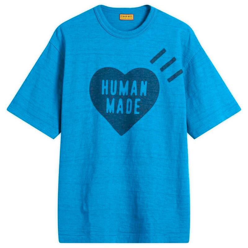 HUMAN MADE 青 シャツ M ヒューマンメイド メンズ トップス Tシャツ Human Made Garment Dyed