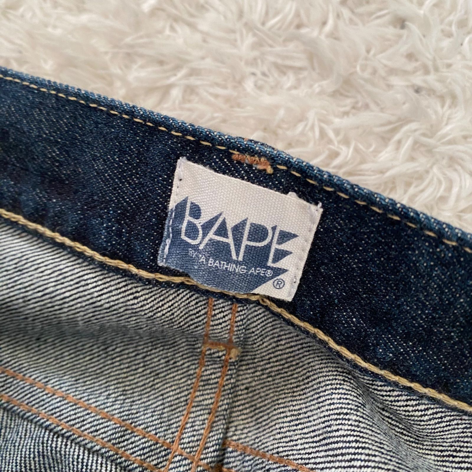 超希少！初期タグ A BATHING APE NIGO期 アベイシングエイプ デニム