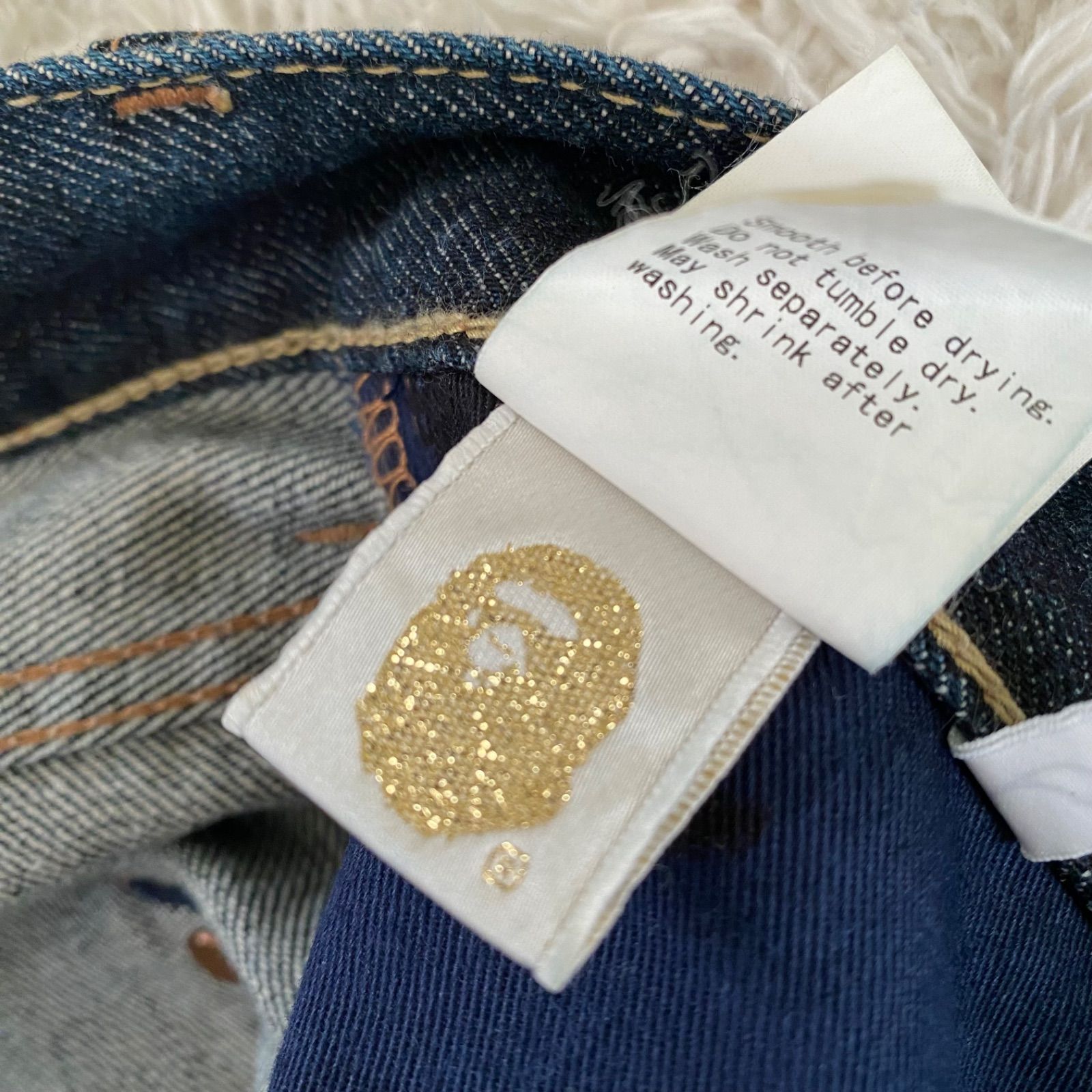 超希少！初期タグ A BATHING APE NIGO期 アベイシングエイプ デニム