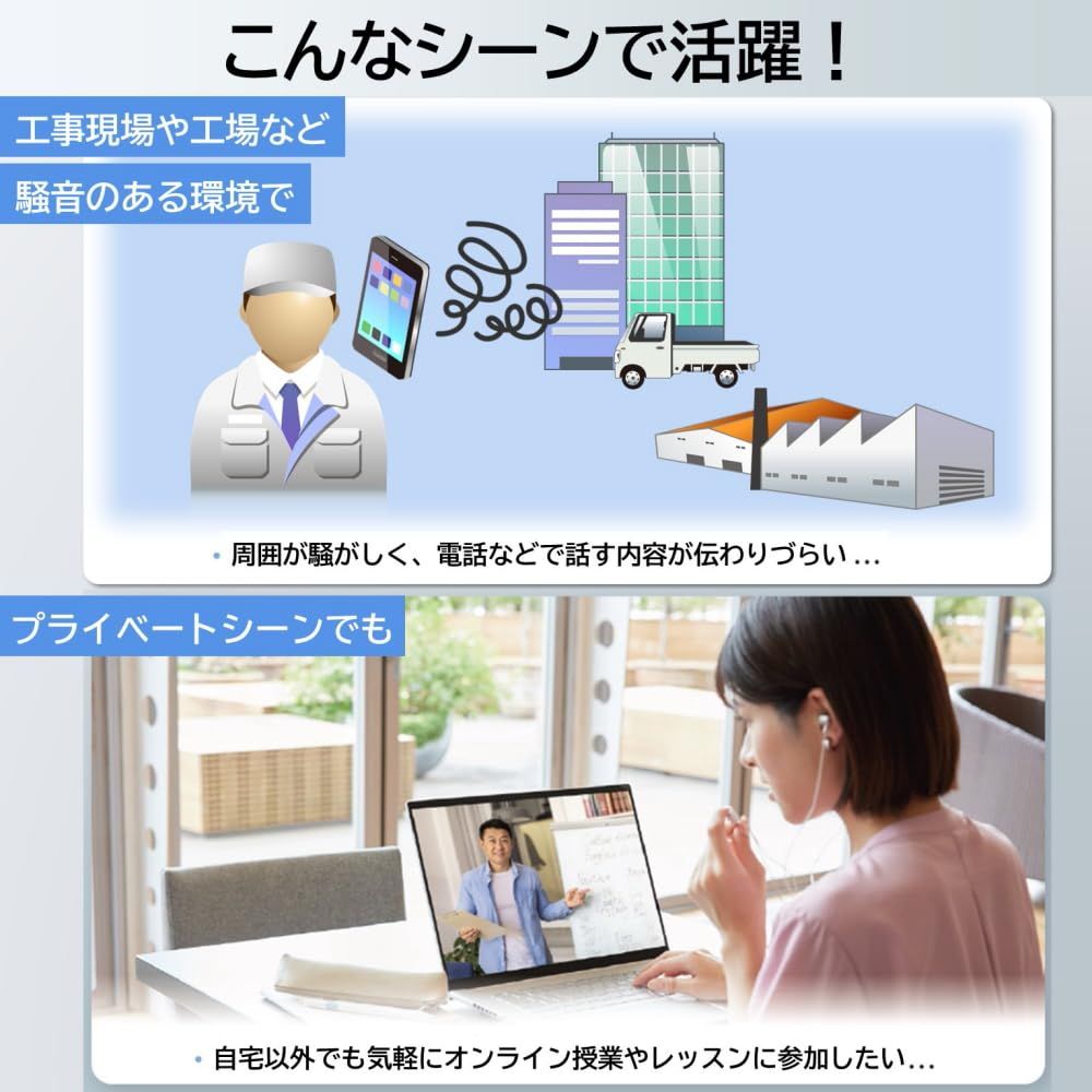 キヤノン] Canon Privacy Talk MD-100-GY 装着型減音デバイス/イヤホン