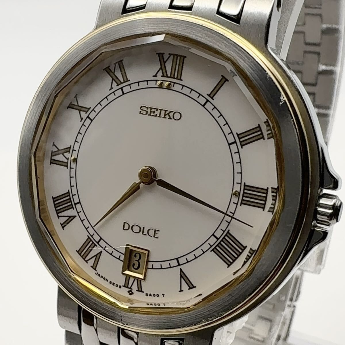 SEIKO 5E39-5A00 セイコー DOLCE ドルチェ クォーツ 腕時計 稼働品