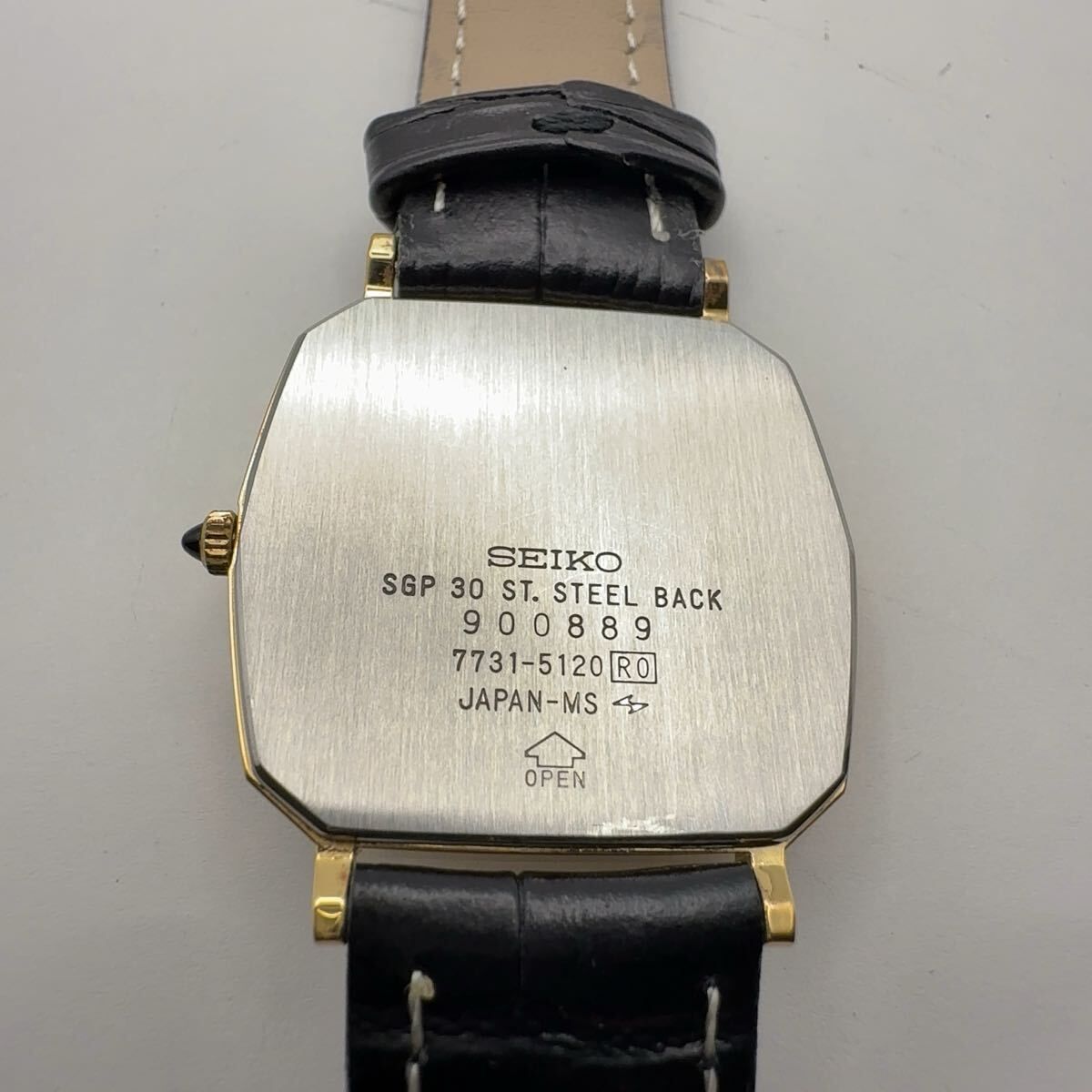 SEIKO 7731-5120 セイコー DOLCE ドルチェ クォーツ スクエア 腕時計 