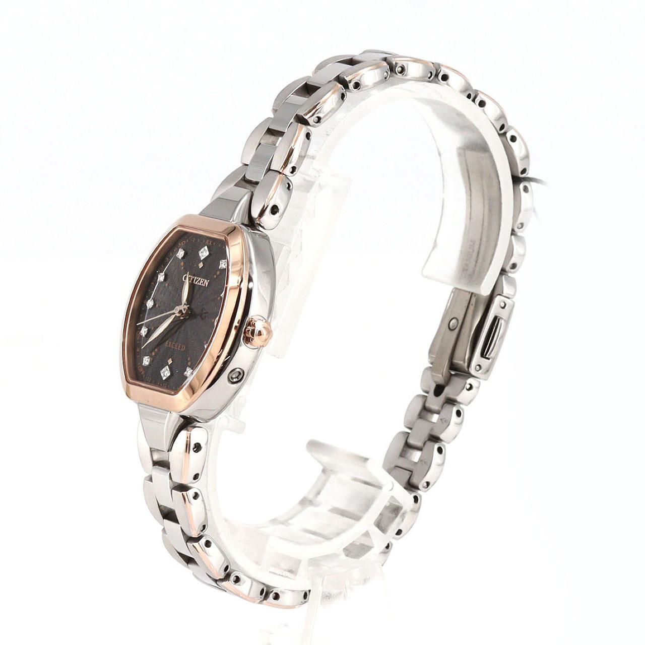 シチズン エクシード 電波時計 11 P H 060 A 5 T 7003 ES 9485 52 E TI ソーラークォーツ