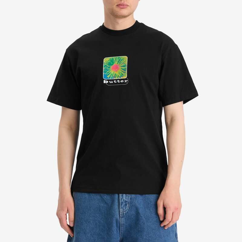 バターグッズ メンズ トップス Tシャツ Butter Goods Daisy TShirt Black ブラック