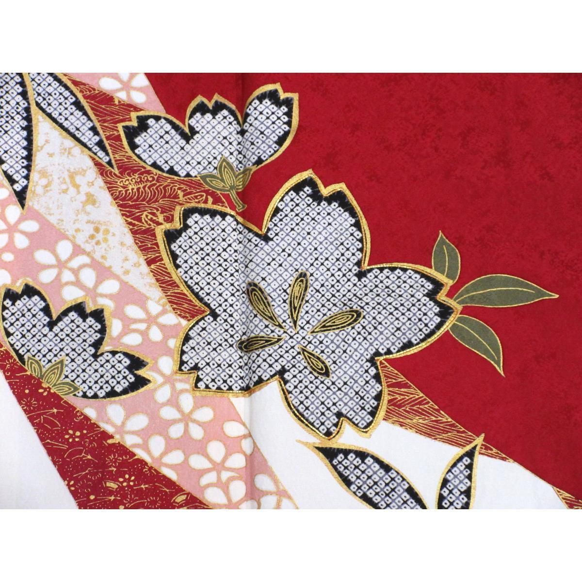 11日18時迄！”月初の大売り出し！ 振袖 友禅金彩加工 刺繍入り 久保耕