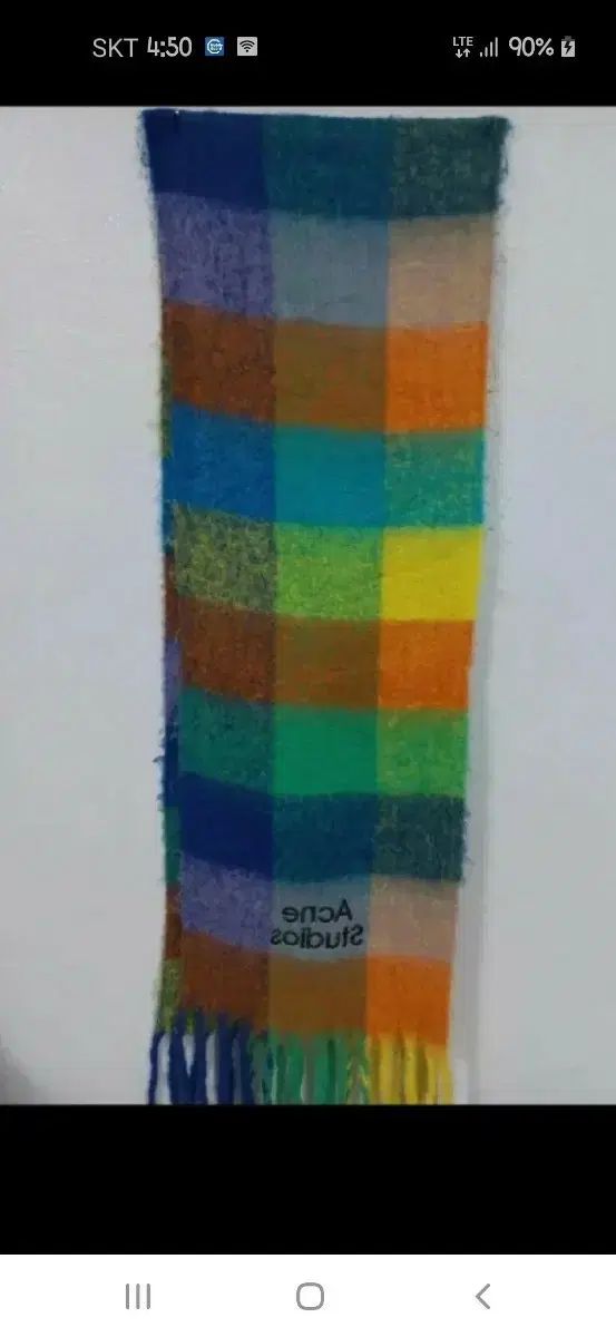 Acne Studios アクネストゥディオズ チェック モヘア マフラー