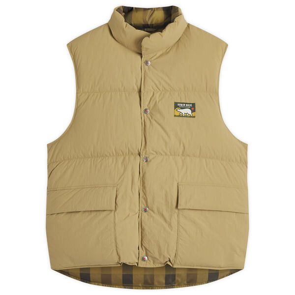 ヒューマンメイド メンズ アウター ベスト ダウン Human Made Reversible Down Vest Beige ベージュ