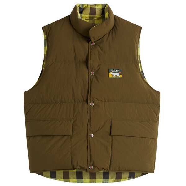ヒューマンメイド メンズ アウター ベスト ダウン Human Made Reversible Down Vest Olive Drab オリーブ