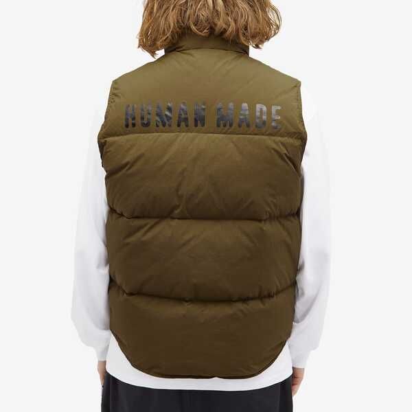 ヒューマンメイド メンズ アウター ベスト ダウン Human Made Reversible Down Vest Olive Drab オリーブ ディスクグラインダー カプラー
