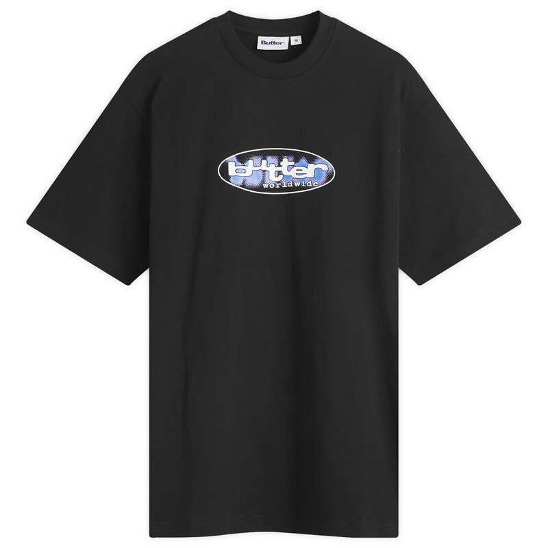 バターグッズ メンズ トップス Tシャツ Butter Goods Vortex TShirt Black ブラック