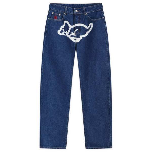 アイスクリーム メンズ ボトムス カジュアルパンツ デニム ICECREAM Running Puppy Denim Pant Indigo インディゴ