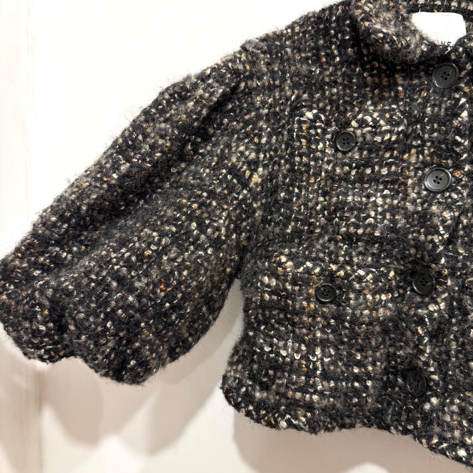 CLANE クラネ mix tweed puffsleeve jacket サイズ1 縮みあり【送料