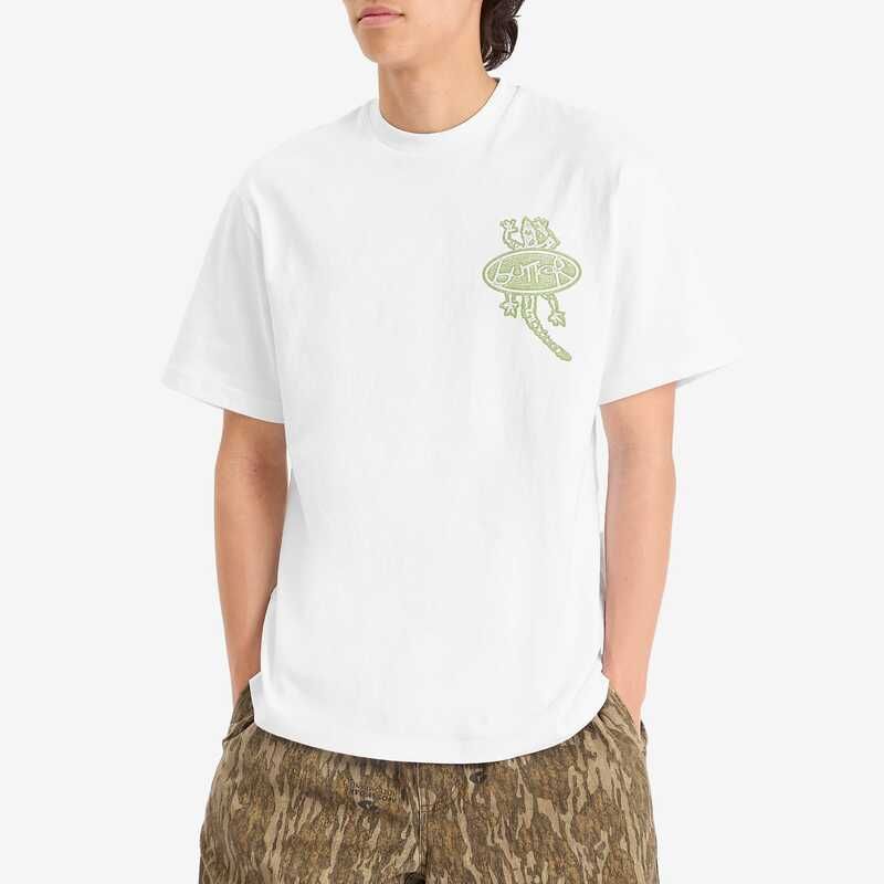 バターグッズ メンズ トップス Tシャツ Butter Goods WipeoutShirt White ホワイト