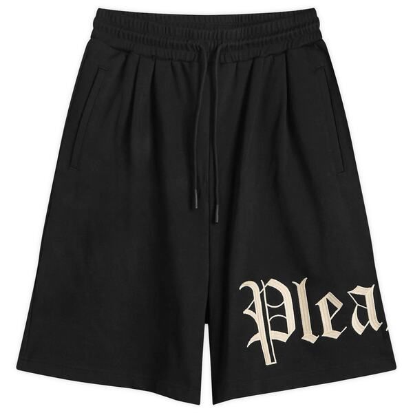 プレジャーズ メンズ ボトムス ハーフパンツ ショーツ ショートパンツ Pleasures OE Wide Shorts Black ブラック